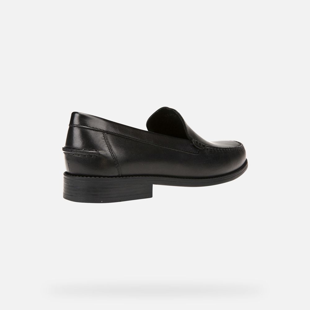 Geox Erkek Loafers Siyah - New Damon - UAJ-653019